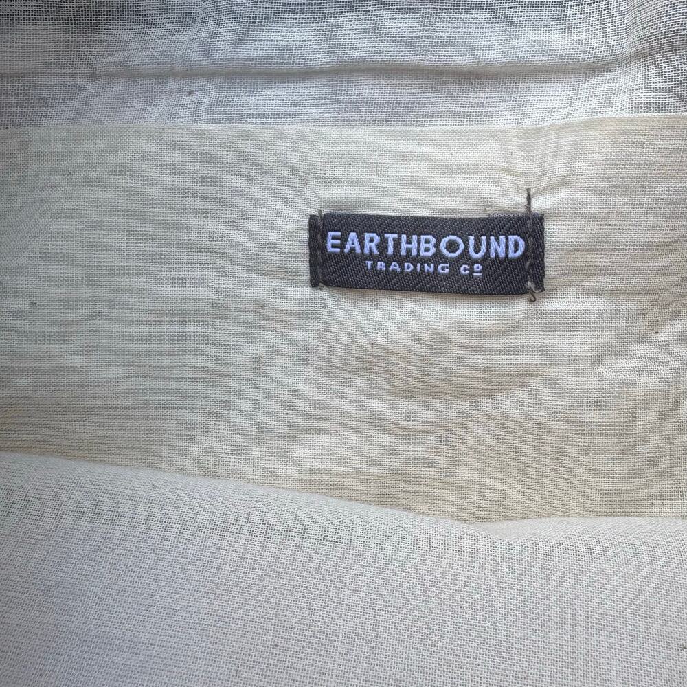 Earthbound Trading Co Purse Afghanistan Inspired Boho Leather Cotton Convertible - Picture 9 of 12